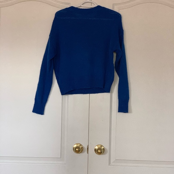 Royal blue knit sweater - Picture 2 of 5